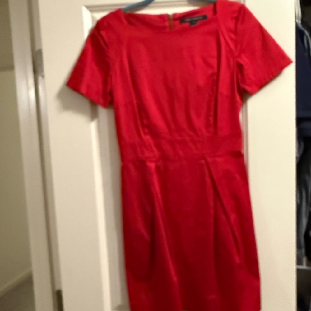 French Connection Vibrant Red Mini Dress